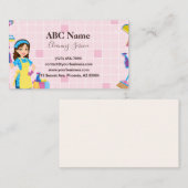 Carte de visite de service de nettoyage de maison (Devant / Derrière)