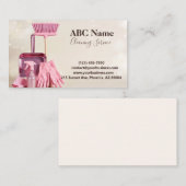 Carte de visite de service de nettoyage de maison (Devant / Derrière)