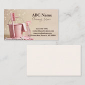 Carte de visite de service de nettoyage de maison (Devant / Derrière)
