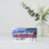 Carte de visite de service de nettoyage et de déta (Debout devant)