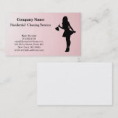 Carte de visite de service de nettoyage profession (Devant / Derrière)