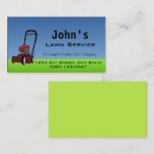 Carte de visite de service de pelouse (Devant / Derrière)