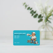 Carte de visite de service de placoplâtre (Debout devant)