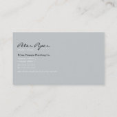 Carte de visite de service de plomberie (Dos)