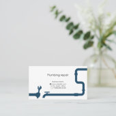 Carte de visite de service de réparation et de plo (Debout devant)