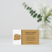 Carte de visite de service de société de boîtes de (Debout devant)