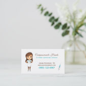 Carte de visite de service de soins infirmiers à d (Debout devant)