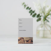 Carte de visite de service de triage (Debout devant)