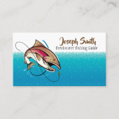 Carte de visite de service du guide de pêche profe (Devant)
