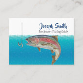 Carte de visite de service du Guide de pêche saumo (Devant)