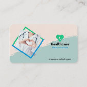 Carte de visite de service Médicale moderne et cré (Dos)