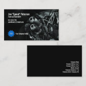 Carte de visite de service Moteur Grey 2 (Devant / Derrière)