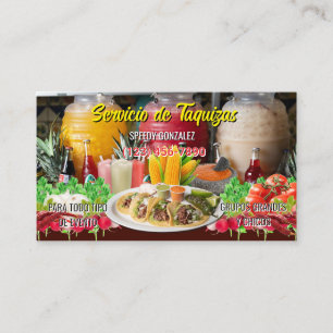 Carte de visite de service Taco