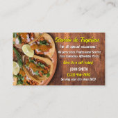 Carte de visite de service Taco (Devant)