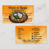 Carte de visite de service Taco (Devant / Derrière)