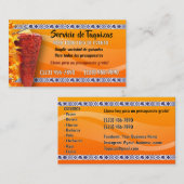 Carte de visite de service Taco (Devant / Derrière)