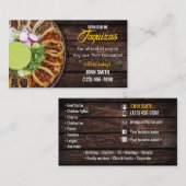 Carte de visite de service Taco (Devant / Derrière)