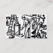 Carte de visite de services de conciergerie (Dos)