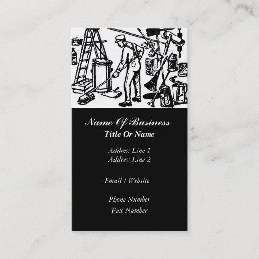 Carte de visite de services de conciergerie (Devant)