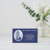 Carte de visite de services de conciergerie de (Debout devant)