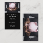 Carte de visite de services financiers (Devant / Derrière)