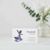 Carte de visite de services financiers (Debout devant)