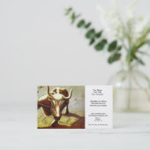 Carte de visite de services financiers (Debout devant)