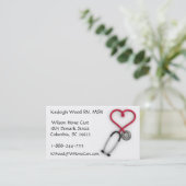 Carte de visite de services médicaux (Debout devant)