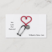 Carte de visite de services médicaux (Dos)