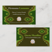 Carte de visite de Shamania Hills (Devant / Derrière)