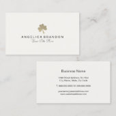 Carte de visite de shamrock de parties (Devant / Derrière)