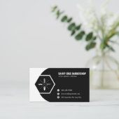 Carte de visite de Sharp Edge Barbershop (Debout devant)