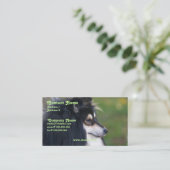 Carte de visite de Sheltie (Debout devant)