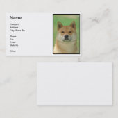 Carte de visite de Shiba Inu (Devant / Derrière)