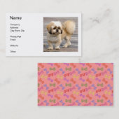 Carte de visite de Shih Tzu (Devant / Derrière)