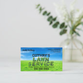 Carte de visite de Shrubs Bliss Lawn Service (Debout devant)