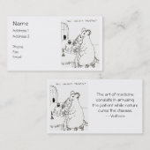 Carte de visite de sic Incipit Pestis (Devant / Derrière)