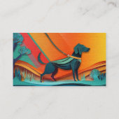 Carte de visite de siège pour animal de compagnie (Dos)