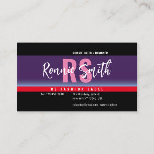 Carte de visite de signature