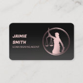 🚩 Carte de visite de signature de prêt notaire (Devant)