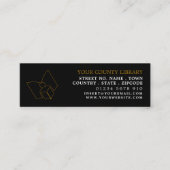 Carte de visite de Signet de bibliothèque unique B (Devant)