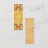 Carte de visite de signet de mandala de (Devant / Derrière)