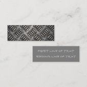 Carte de visite de signet de plaque métallique (Devant / Derrière)