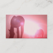 Carte de visite de silhouette de cheval (Dos)