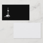 Carte de visite de silhouette de plate-forme de (Devant / Derrière)