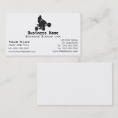 Carte de visite de silhouette du quadruple/ATV (Devant / Derrière)