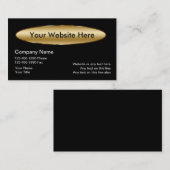 Carte de visite de site Web (Devant / Derrière)