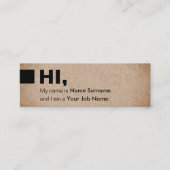 Carte de visite de Social d'impression de Papier (Devant)