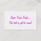 Carte de visite de société (Dos)