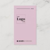 Carte de visite de société contemporaine minimalis (Devant)